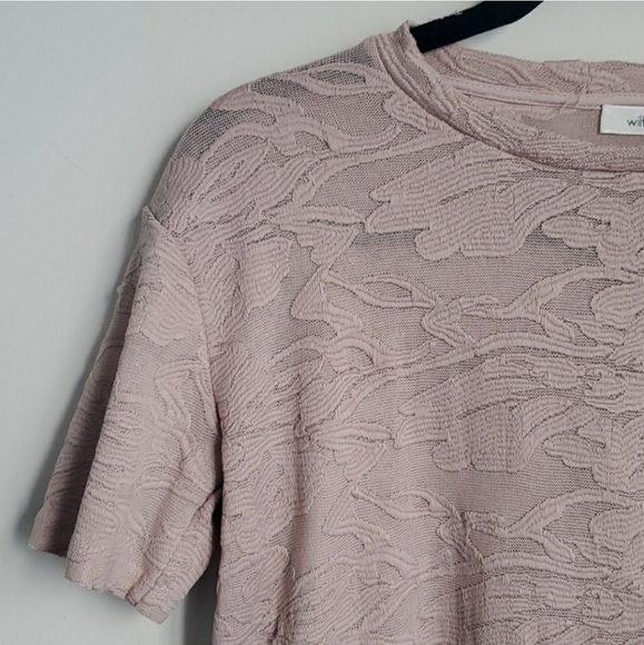 Aritzia Wilfred- Floral Lace - pink- size small - Picture 3 of 3